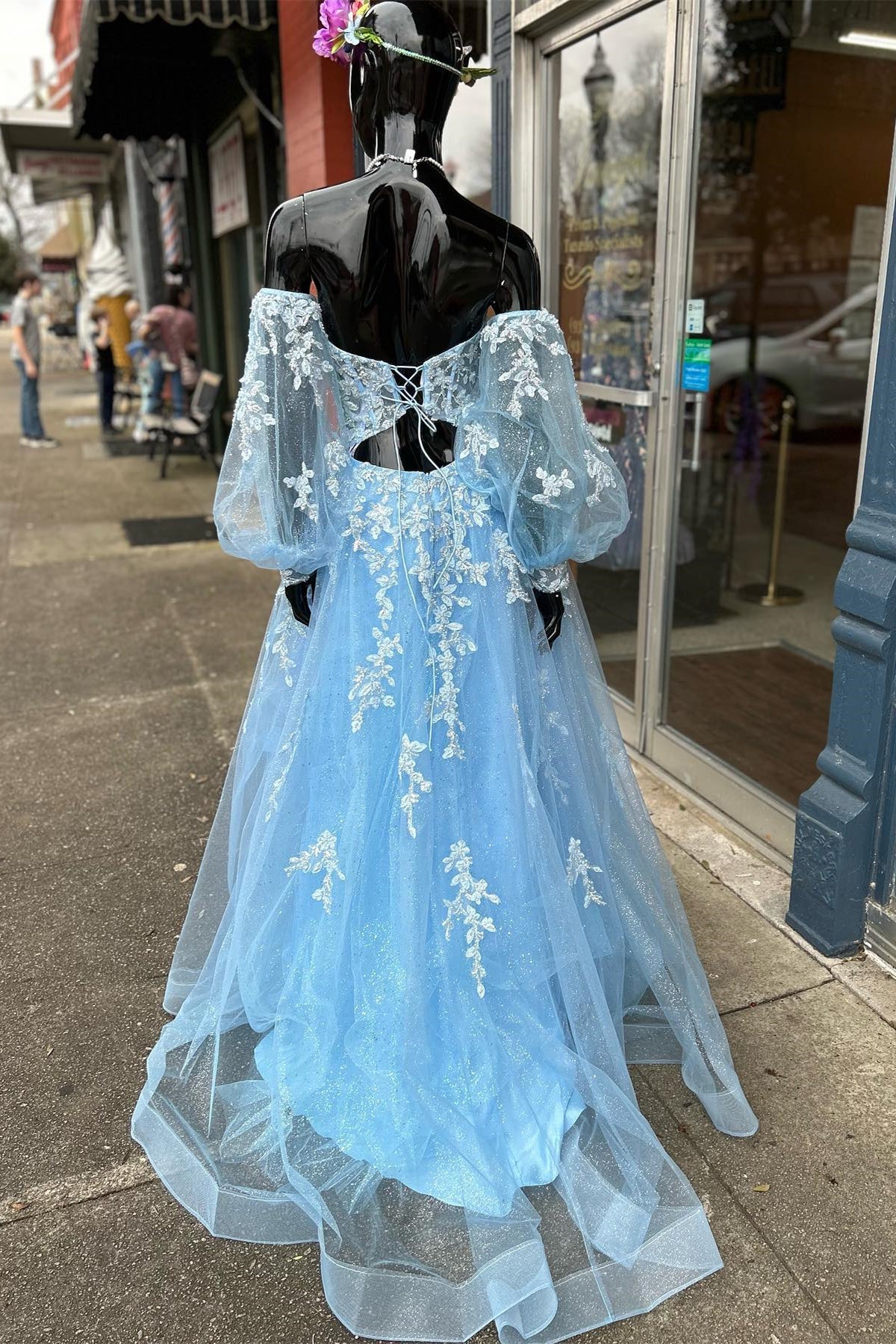 Ocean Blue Off Shoulder Mermaid Princess Prom Dresses 2022 With Beaded  Butterfly Organza And Backless Ball Gown 2023 Collection From Huang333,  $57.67 | DHgate.Com